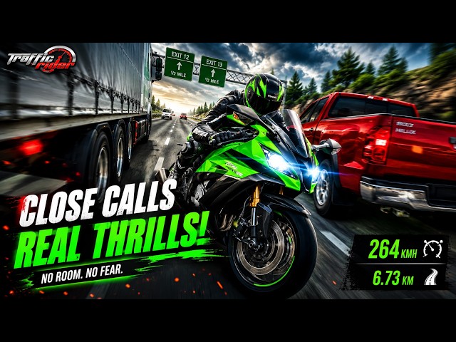 Can You Survive This? | ZX-10R Crazy Close Calls | Traffic Rider
