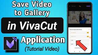 How to Save Video to Gallery in VivaCut Video Editor App screenshot 5