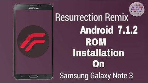 Resurrection Remix v5.8.3 Android 7.1.2 for Samsung Note 3 N900