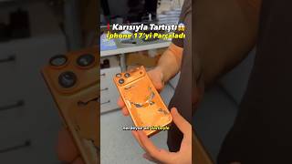 ❗️Karısıyla Tartıştı İphone 17’yi Parçaladı😱 #shorts #iphone #apple