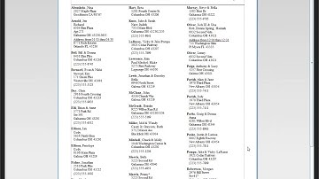 Church Windows Membership: Directory Templates (v20 & Newer)