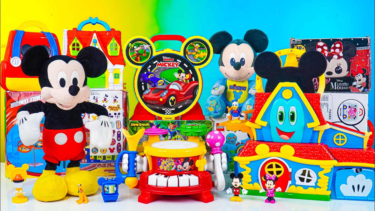 Satisfying with Unboxing Disney Mickey Mouse Jumbo Fun House Playset | Review Toys ASMR
