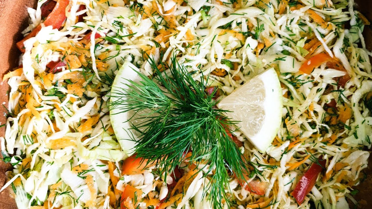 سلطة الملفوف الأبيض