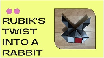 How to make a Rabbit with the Rubik’s Twist/Snake Cube (24 blocks)