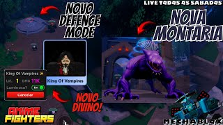 NOVO MAPA DE CASTLEVANIA NO UPDATE 49- NOVO DEFENCE MODE - NEW CODES - ANIME FIGHTERS SIMULATOR!