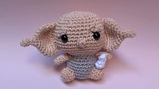 Dobby Harry Potter amigurumi tejido a crochet