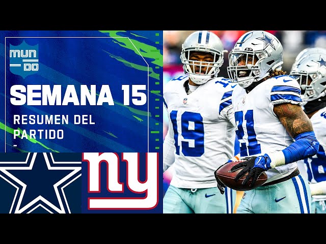 Dallas Cowboys vs New York Giants: Horario y canal dónde ver EN VIVO el  juego de Semana 10 de la NFL GRATIS