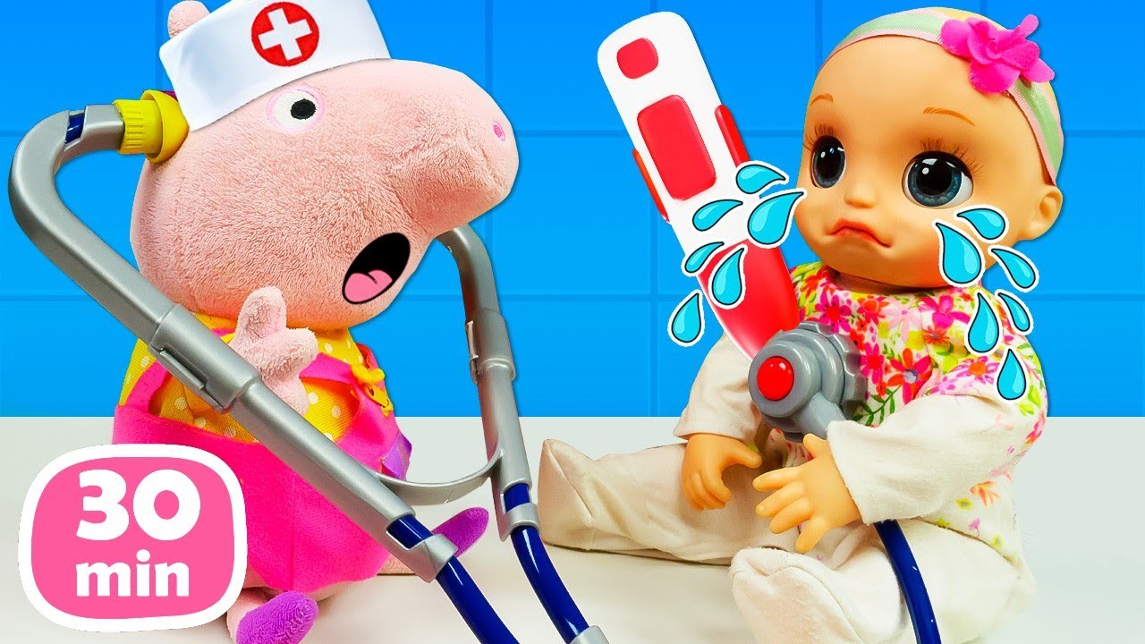 Pourquoi Baby Alive pleure 30 MIN de jeux avec poupons et jouets pour enfants