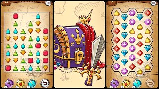 Jewels and gems - match jewels puzzle (Gameplay Android) screenshot 3