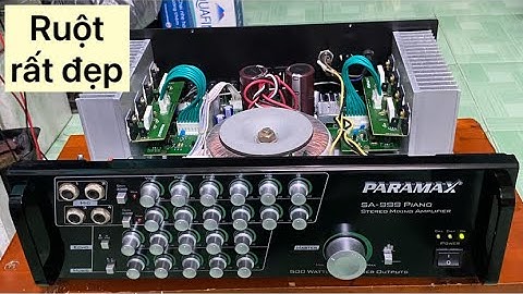 Amply Mặt Bóng Paramax 999Piano