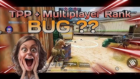 I BROKE KATANA OPERATOR SKILL ON CALL OF DUTY MOBILE. BUG?? TPP in Multiplayer Rank Game. 1stMAN
