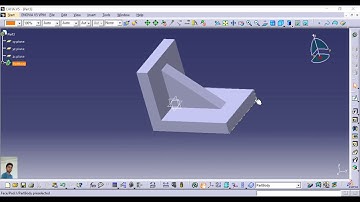 Catia V5 Tutorials |Part Design| Stiffener