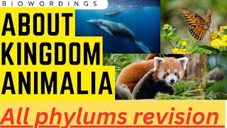 About kingdom animalia by biowordings || All phylums revision