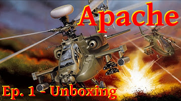 Model Apache Longbow AH-64D - 1/48 Italeri - Unboxing