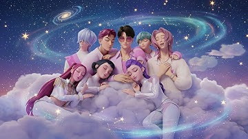 Deep Sleep with Rumi, Mira, Zoey, Jinu and Saja boys 🌙 Dreamy Melodies to Calm Your Anxious Mind