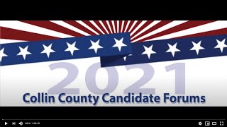 2021 Plano ISD Board - Place 1 Forum