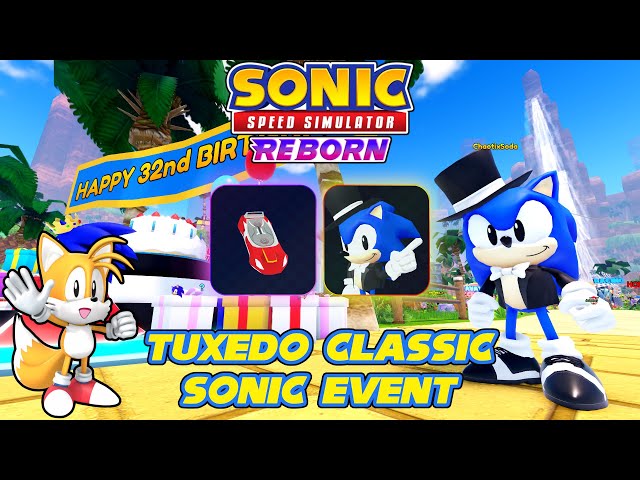 Tuxedo Classic Sonic Now Available for Sonic Speed Simulator in 2023