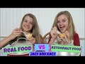 Real Food vs Astronaut Food ~ Jacy and Kacy