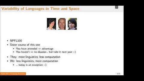 Course Introduction and WALS (NPFL120 – Multilingual Natural Language Processing)