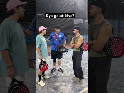 Best Racquet toh mera hi tha #comedy #sketch #indiancomedian #sports #padel #friends