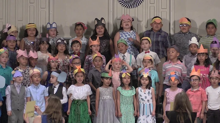 Horace Mann Kindergarten & 1st grade concert at Wichita North, 5-16-19