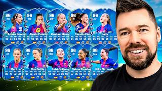 96 RATED BARCELONA WOMANS TEAM IS INSANE! 🤯🤯