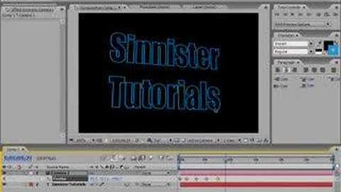 Adobe After Effects Cs3 Basics Tutorial