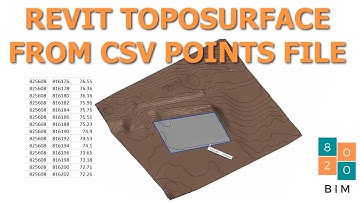 Create Revit Topography from Excel Points File