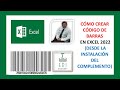 CÓMO CREAR CÓDIGO DE BARRAS EN EXCEL 2022 (DESDE LA INSTALACIÓN DEL COMPLEMENTO)