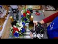 How to Make a Patriotic Floral Bottle Bouquet Tutorial, Great Craft Fair Items, KatsCreationsNMore