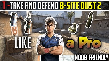 Execute and Defend B-site Dust 2 like a Pro (CSGO)