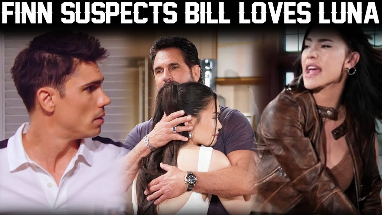 Finn Suspects Bill Loves Luna, Asks Bill to Stay Away From Luna The Bold and the Beautiful Spoilers - YouTube
