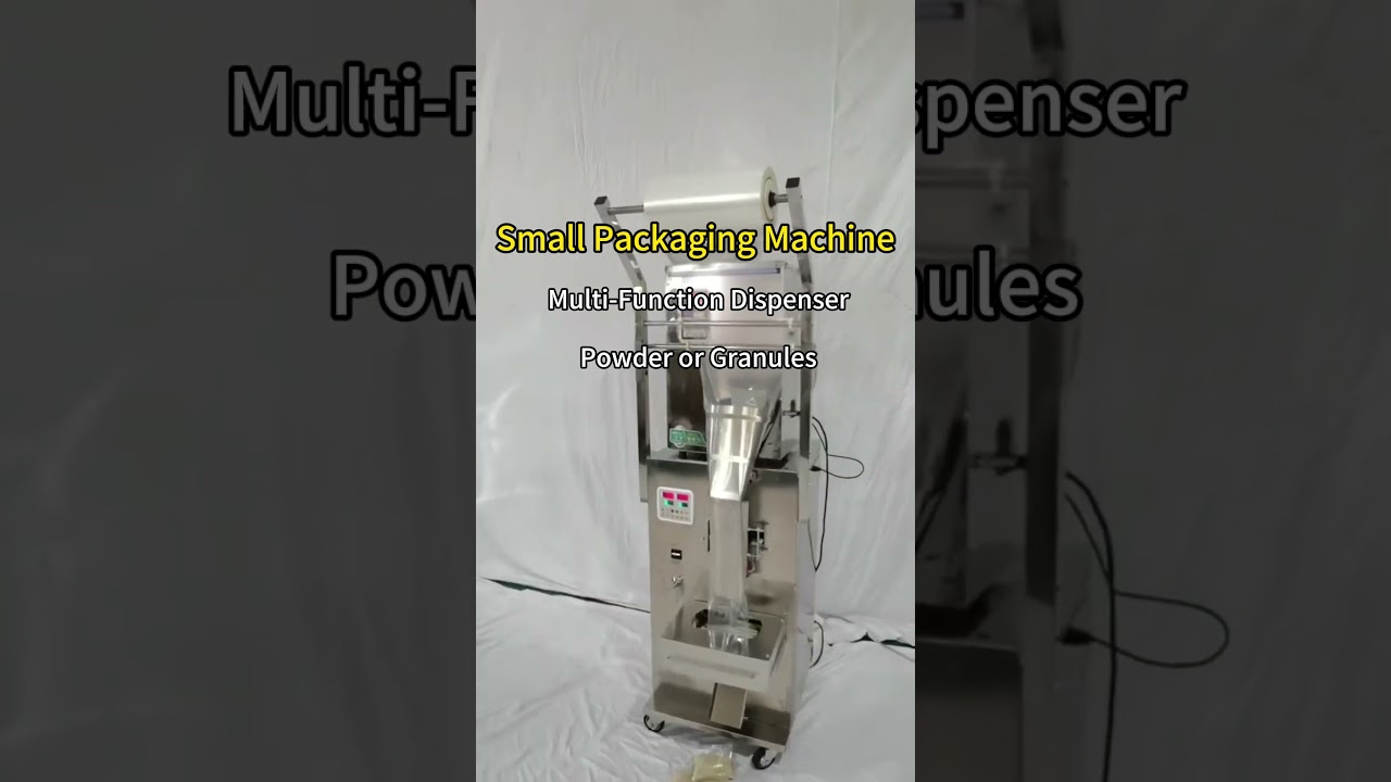 Small Packing Machine with multi function dispenser