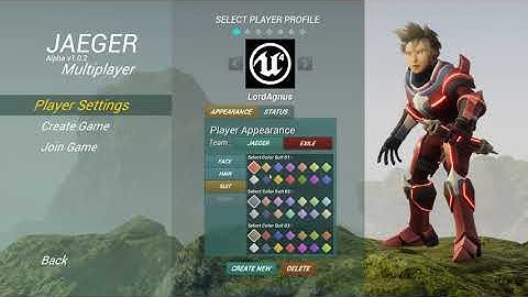 Jaeger - UE4 MOBA Game - Progress #6 (Launch from Steam & Character Appearance)