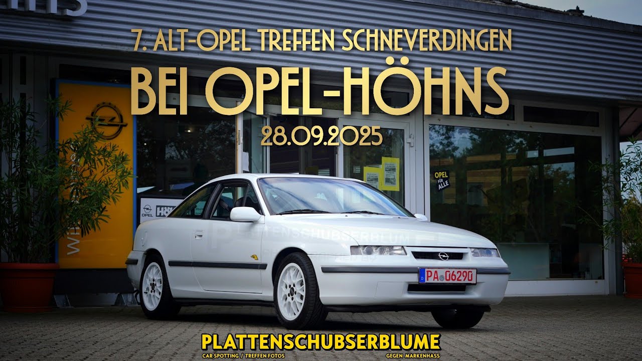 7. Alt-Opel Treffen Schneverdingen bei Opel-Höhns ● 28.09.2025