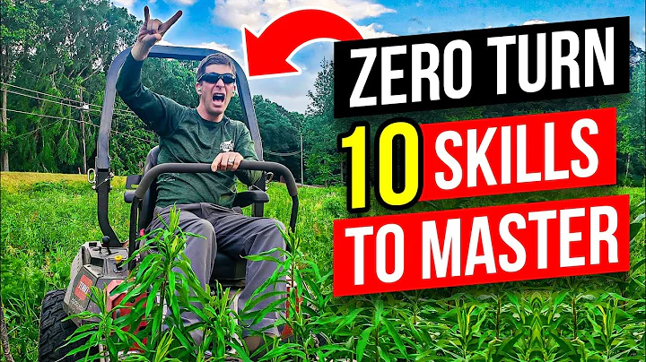How to Use a Zero Turn Mower -10 Skills to Master