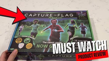 The Classic Game That Just Got A Glow Up | Glow in The Dark Capture The Flag Game