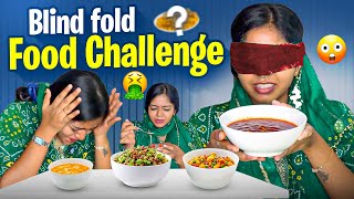 Blind fold FOOD CHALLENGE🤮 | Enna cheat pannitanga🤧 | #missmiracle