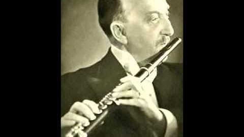 Bach: Suite No. 2 in B minor, by Robert Murchie (flute) and Hamilton Harty conducting (1924)