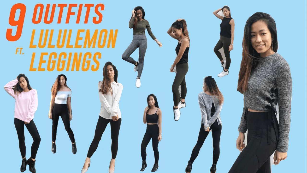 9 OUTFITS WITH YOGA PANTS: Athleisure Outfits 