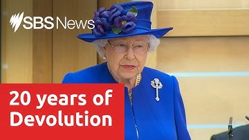 Queen Elizabeth addresses Scottish parliament to mark 20 years of devolution