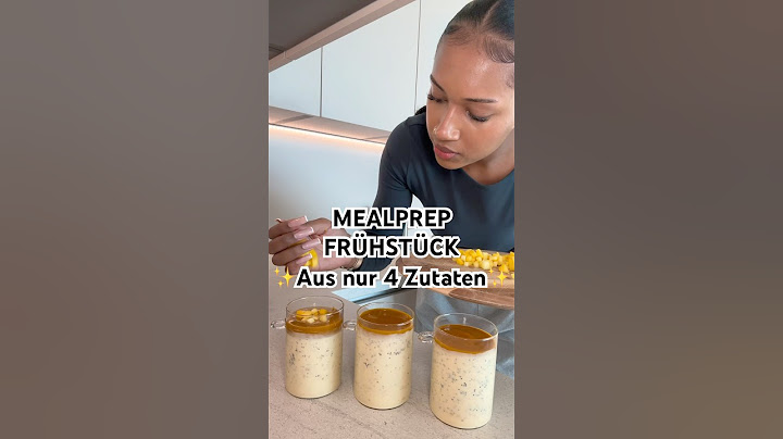 MEALPREP Frühstück - aus nur 4 Zutaten🥭✨ #mealprep #rezept #mango #vegan #einfacherezepte #arbeit