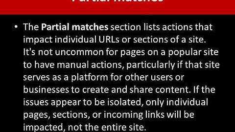Manual Actions in Google Webmaster Tools - Digital Saby