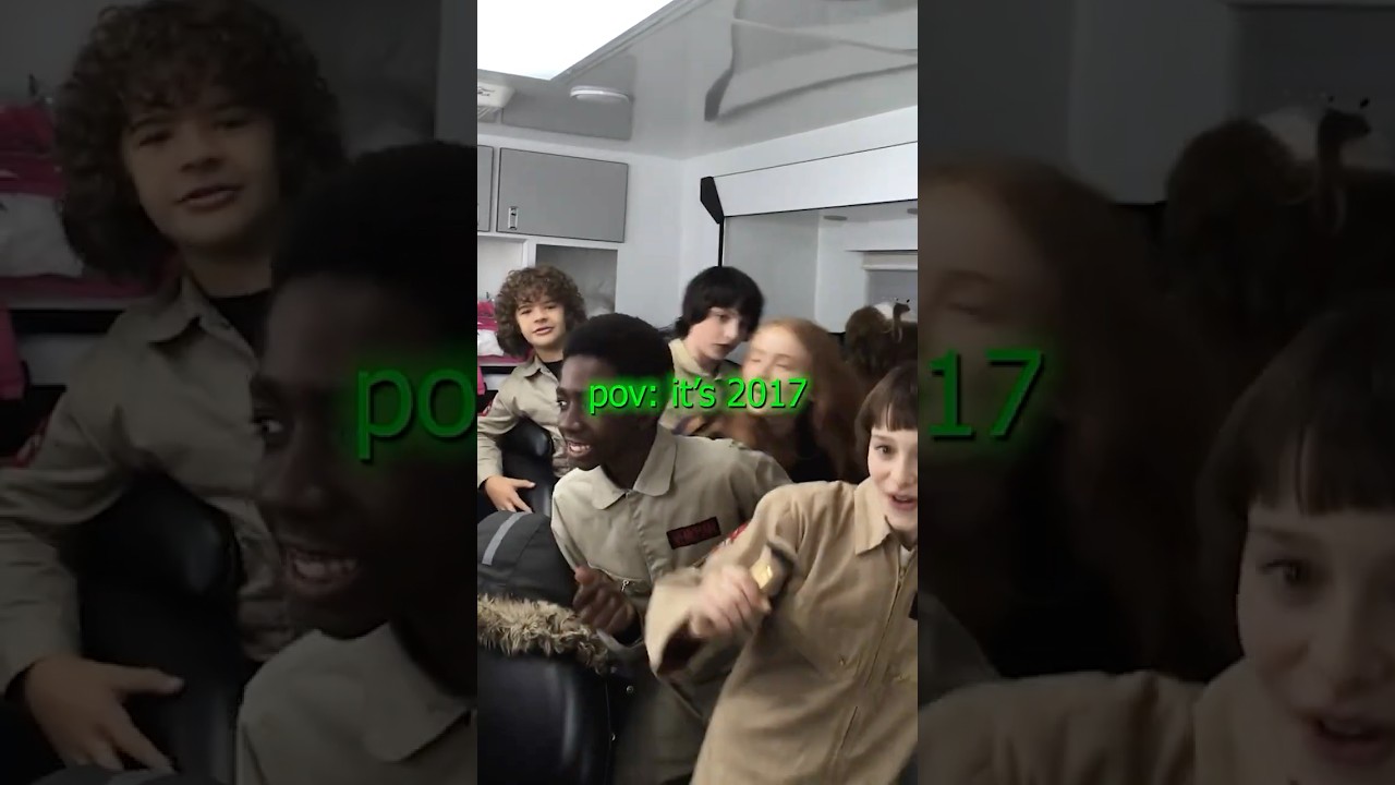 Stranger Things Kids Then VS Now 🥺⏳