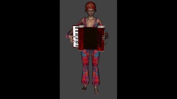 Renderosity - Accordion Prop for DAZ Studio