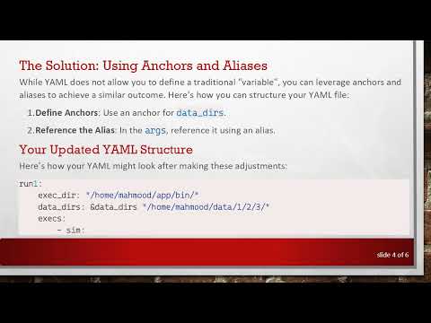 How to Use Variables in YAML: A Guide to Anchors and Aliases