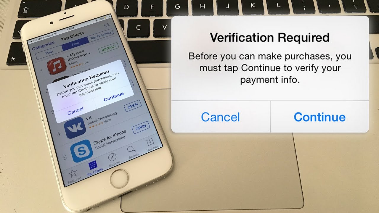 Fix Verification Required App Store Error On Iphone Ipad And Ipod Touch Ios 12 11 13 14 Youtube