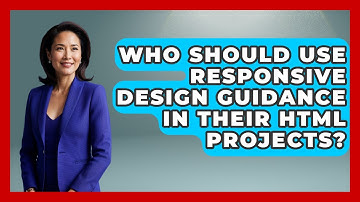 Who Should Use Responsive Design Guidance in Their HTML Projects? | Simple HTML Studio News