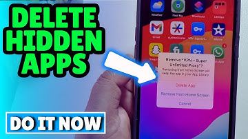 How to delete hidden apps on iPhone 2025 | New Update