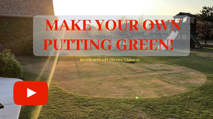 DIY: Make Your Own Putting Green With Real Grass (Video 1)
